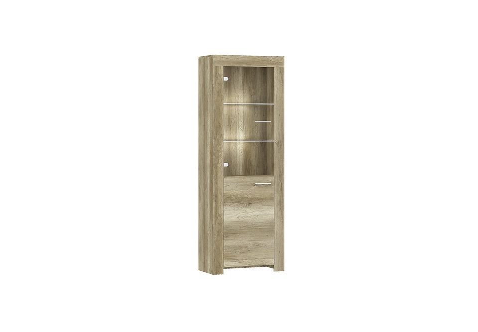 Vitrine RP70 Holz Modern Schrank Esszimmerschrank Standvitrine Regal