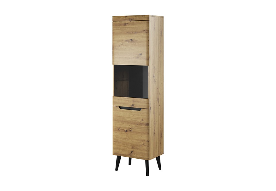 Vitrine Schrank Glas Regal Vitrinen Regale Schränke Holz Wohnzimmer
