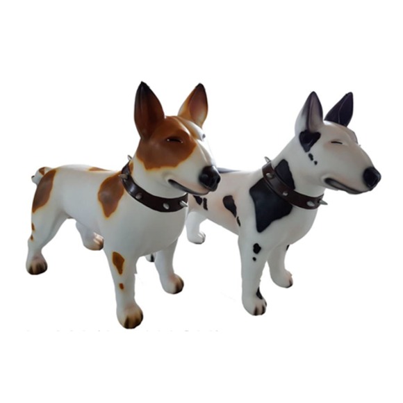Design Figur Hund aus Kunststoff, Skulptur Höhe 85x116 cm
