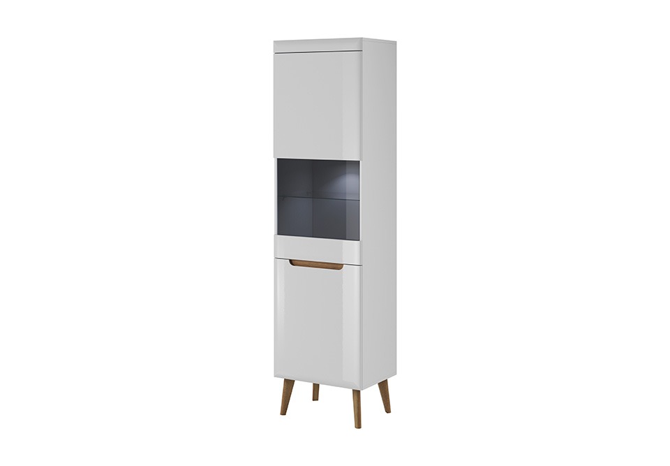 Vitrine Schrank Glas Regal Vitrinen Regale Holz Schränke Wohnzimmer