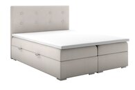Bett Kasten Funktion Boxspring Hotel Doppel Komplett Set Topper Matratze