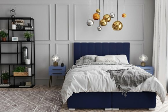 Boxspring Bett Hotel Doppel Komplett Set Betten Matratze Topper Funktion