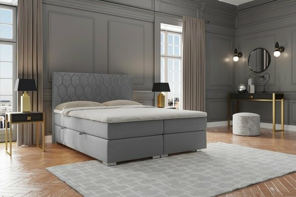 Boxspring Bett Hotel Doppel 180x200cm Luxus Betten Polster Funktion