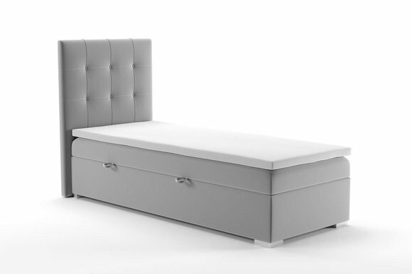 Luxus Boxspring Bett Hotel Betten Polster Bettkasten Funktion 90x200cm