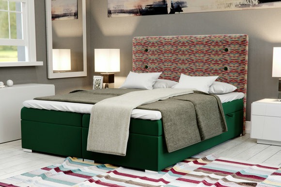 Boxspring Bett Funktion Hotel Doppel Komplett Set Topper Matratze Betten