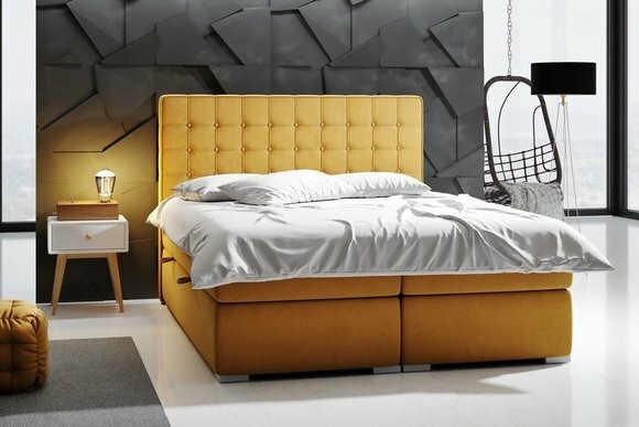 Boxspring Bett Hotel Doppel 160x200 cm Luxus Betten Polster Bettkasten