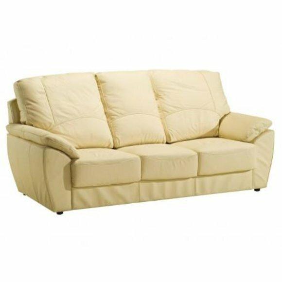 Echtleder Sofagarnitur 3+1 Sitz Klassische Sofa Couch Polster Garnitur Set