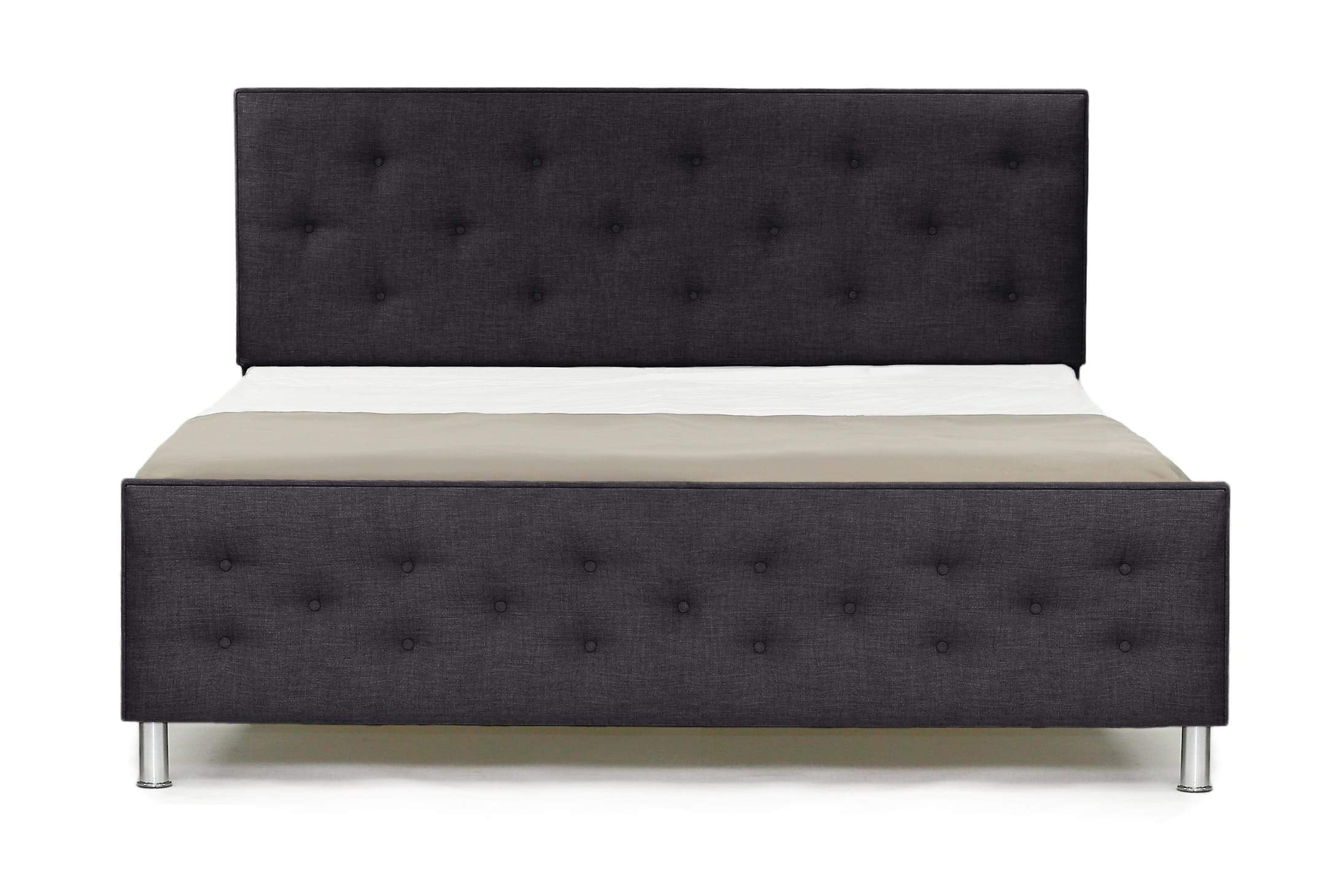 Bett Schwarz Polsterbett Doppelbett Big XXL Designer Luxus Bett Chesterfield