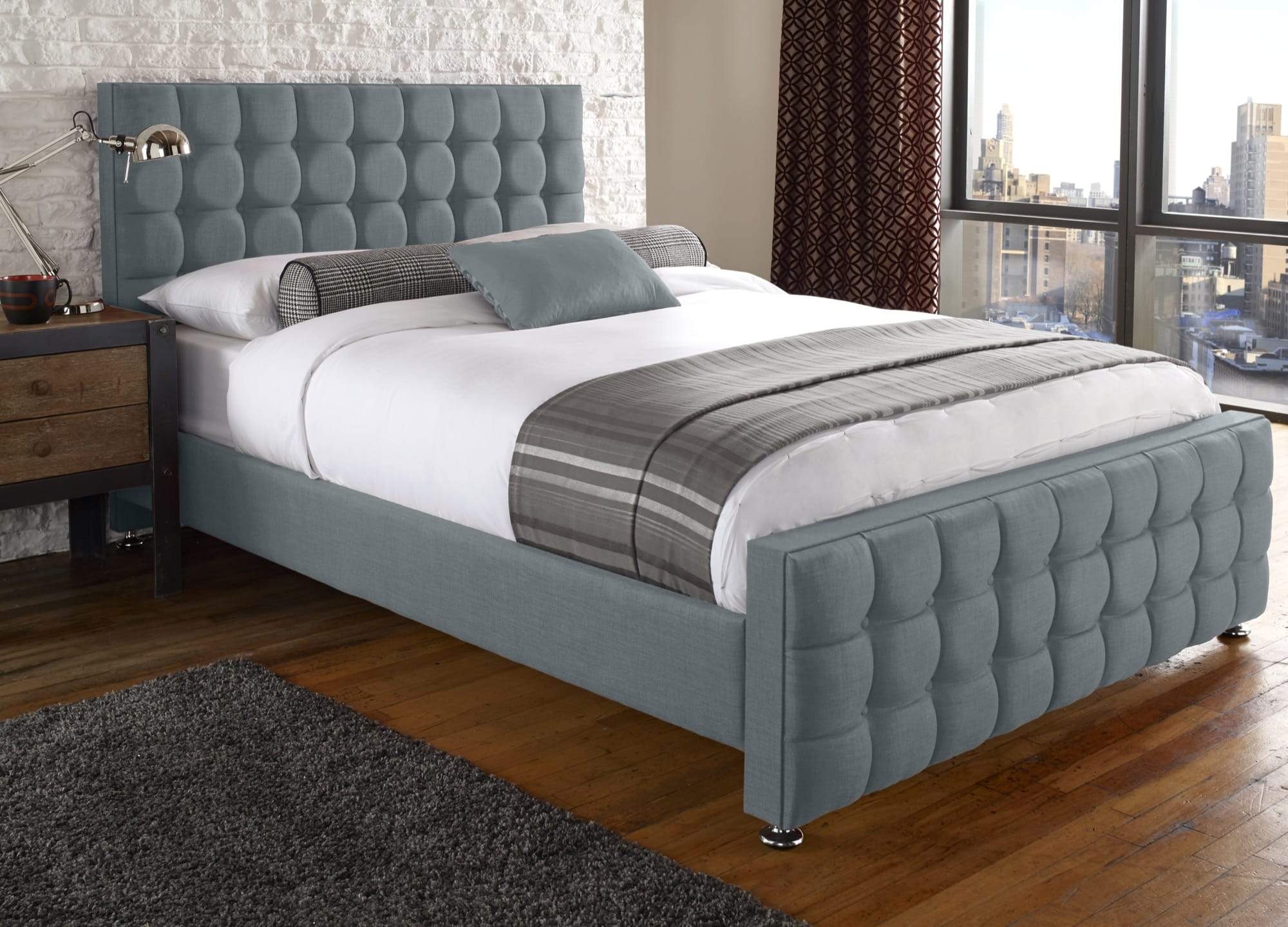 Chesterfield Design Englisches 140/160/180x200 Betten Turkis Doppelbett