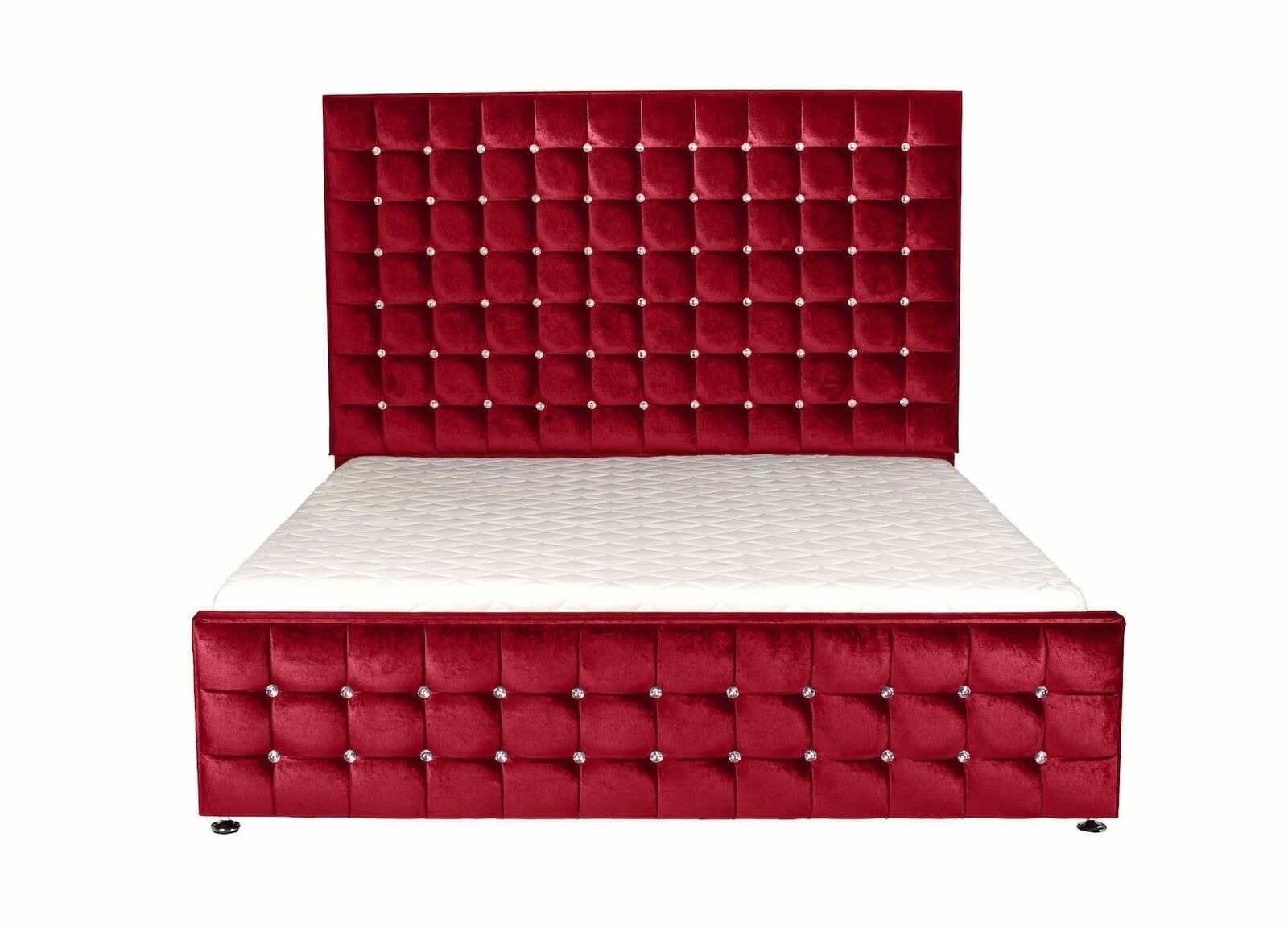 Design Polster Doppelbett Betten Chesterfield Luxus Bett 140/160/180