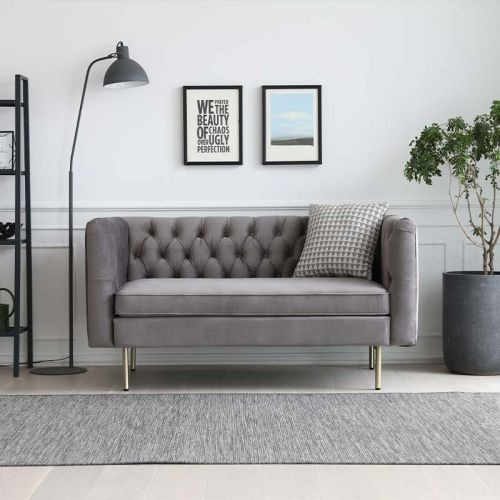 Englische Stil Möbel Chesterfield Zwei Sitzer Couch Pink Turkis Gelb
