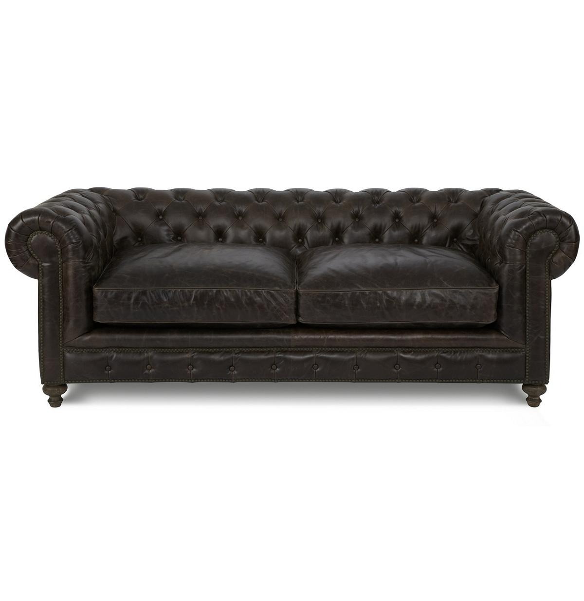 Klassische Leder Polster Couch Chesterfield England Sitz Luxus