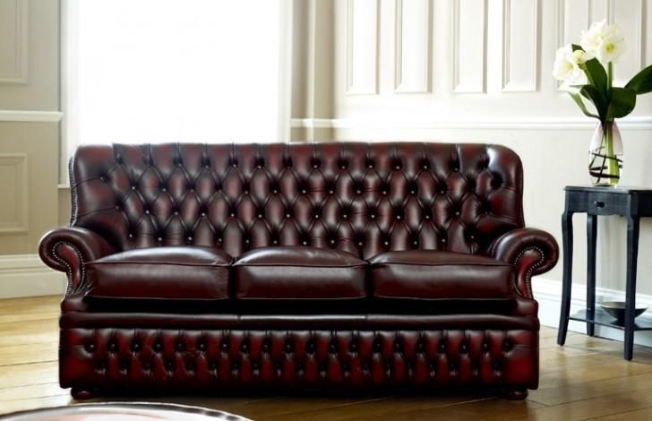 Chesterfield Sofa Couch Polster Stoff Leder Couchen Antik Stil Garnitur