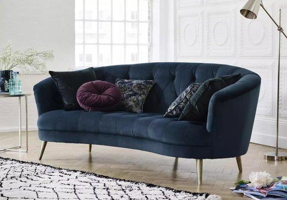 Chesterfield Sofa Couch Polster Stoff Leder Garnitur Polster Deko Couchen