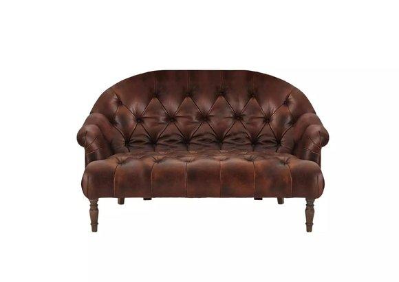 Chesterfield Sofa Couch Polster Stoff Leder Garnitur Deko Polster Couchen