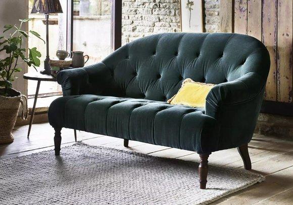 Chesterfield Sofa Couch Deko Polster Stoff Leder Garnitur Couchen Polster