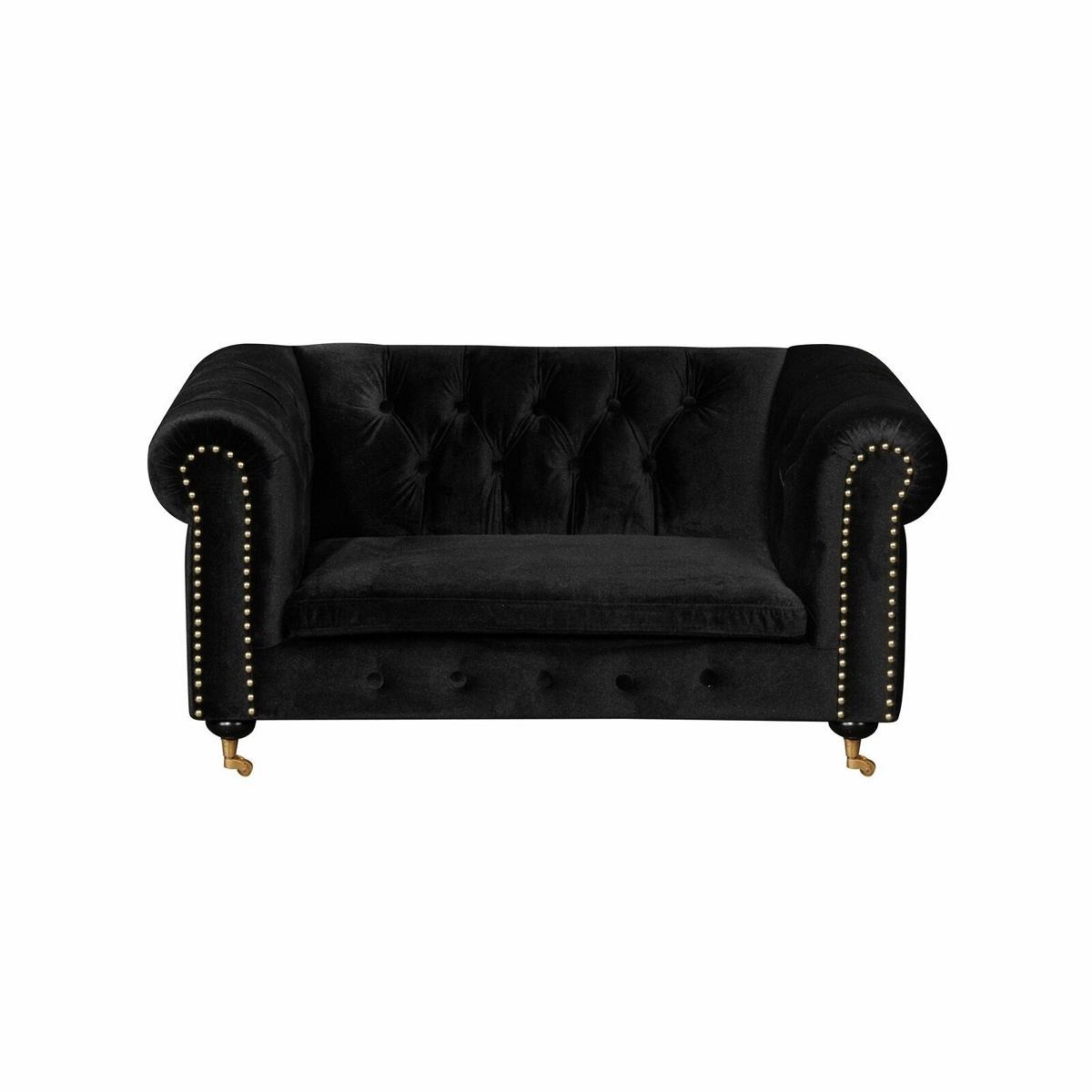 Chesterfield 2 Sitzer Klassische Luxus Barock Rokoko Sofa Textil