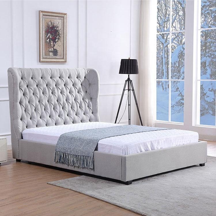 Bett Chesterfield Polsterbett Luxus Schlafzimmer Design Betten Textil Leder