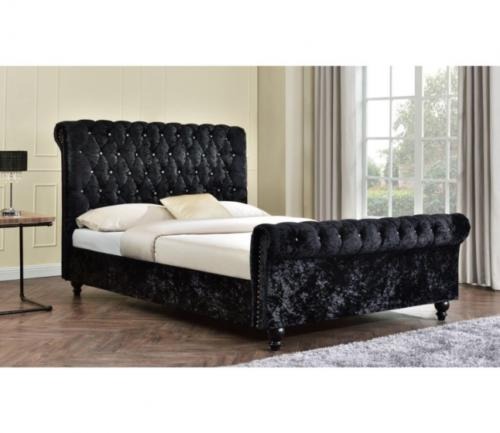 Wandpaneel Bett Paneel Chesterfield Betten Polster Schlafzimmer XXL Big