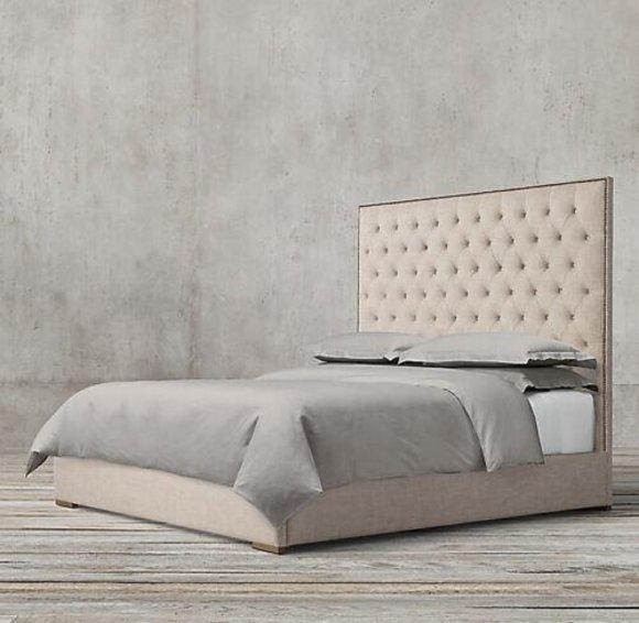 Schlafzimmer Chesterfield Designer Bett Textil Leder Polster 140/160/180/200 cm