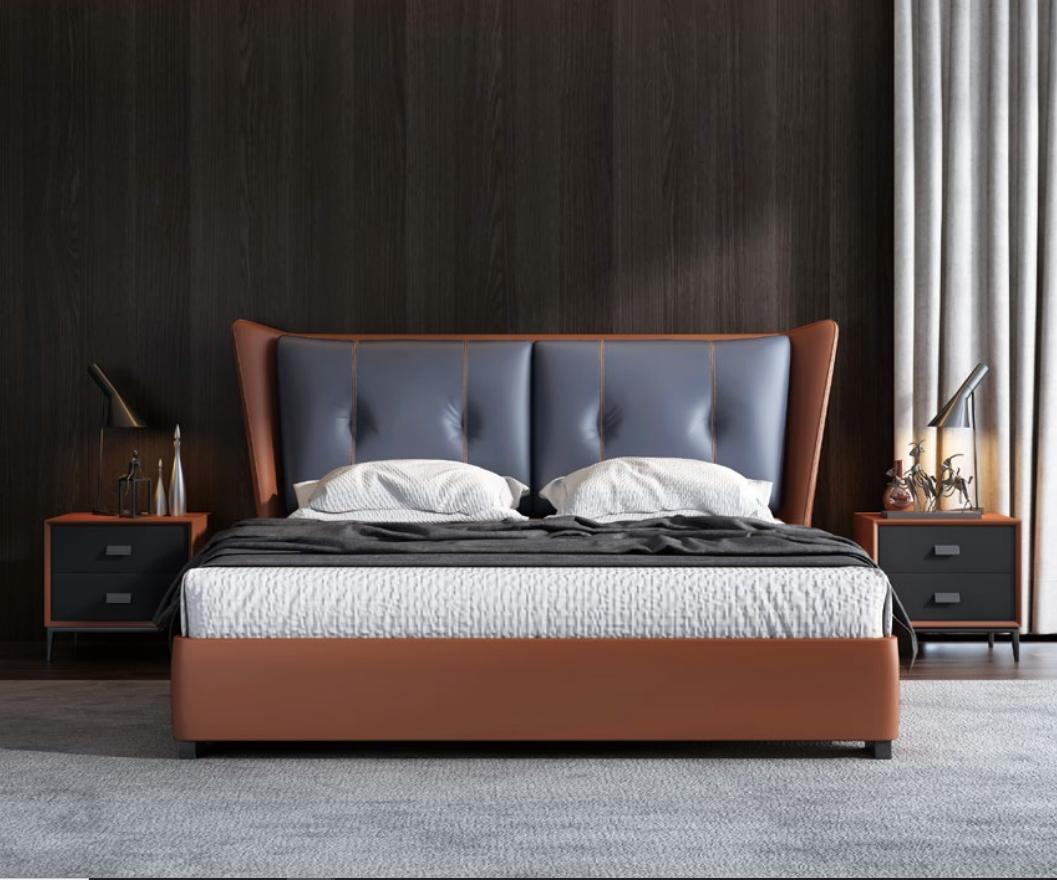 Italienische Schlafzimmer Betten Stil Möbel designer Bett + 2 Nachttische
