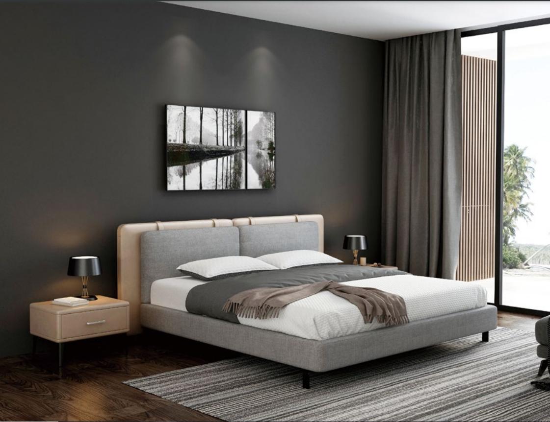 Doppelbett Bett Ehebett Design Luxus Luxur Betten Polsterbett Designbett