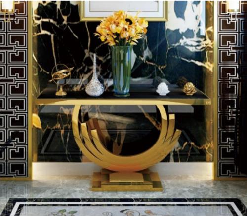 Konsolentisch Sideboard Metall Wandkonsole Anrichte Deko Konsole Beistell