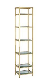 Regal Glas Metall Standregal modernen Design Trenn Wand Glas Regale