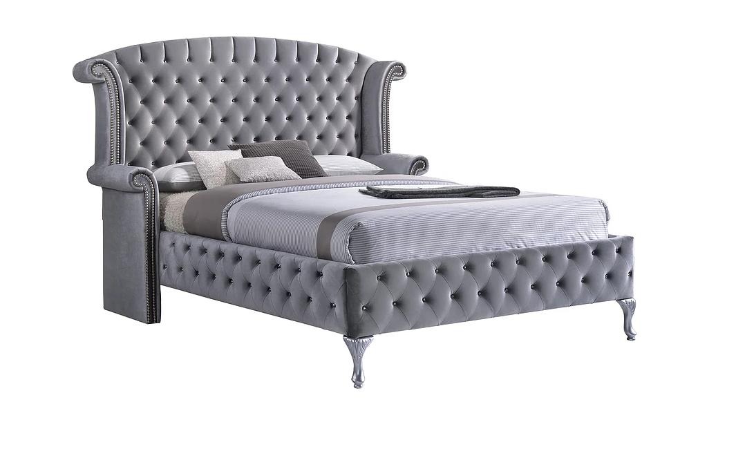 Nostalgie Bett Chesterfield Sofa Ohren Betten Englisches Schlafzimmer