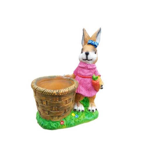 Hase figur Ostern Comic moderne figuren statuen statue bunt bemalt neu