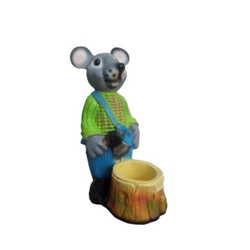 Garten Maus 70cm Garten Dekoration Figuren Statuen Figur Hand bemalt