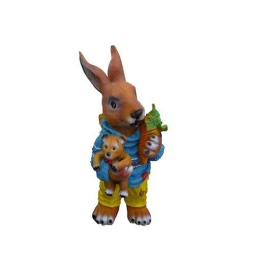 Hase figur Ostern Comic figuren statuen moderne statue bunt bemalt neu
