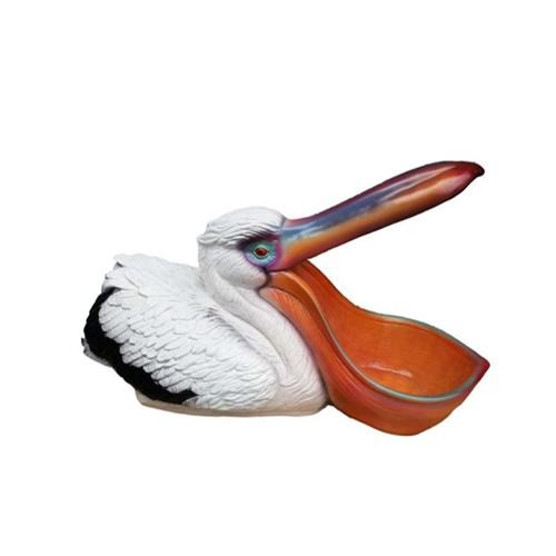 Pelikan Vogel figur abstrakte figuren statuen moderne bemalt neu 82cm