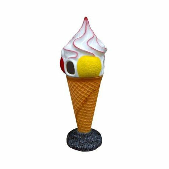 Ice Cream Figure Design Mülleimer Korb Figuren Statuen Statue Aufsteller