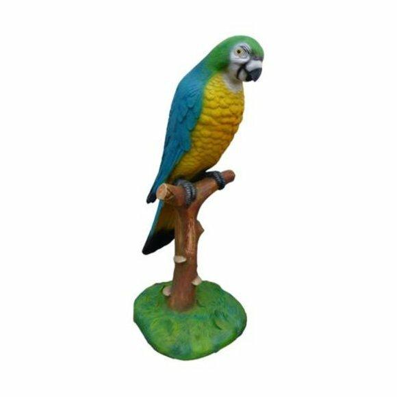 Papageien Vogel figur abstrakte figuren statuen moderne bemalt neu