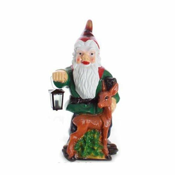 Garten Zwerg 95cm Dekoration Figuren Statuen Figur Hand bemalt Neu