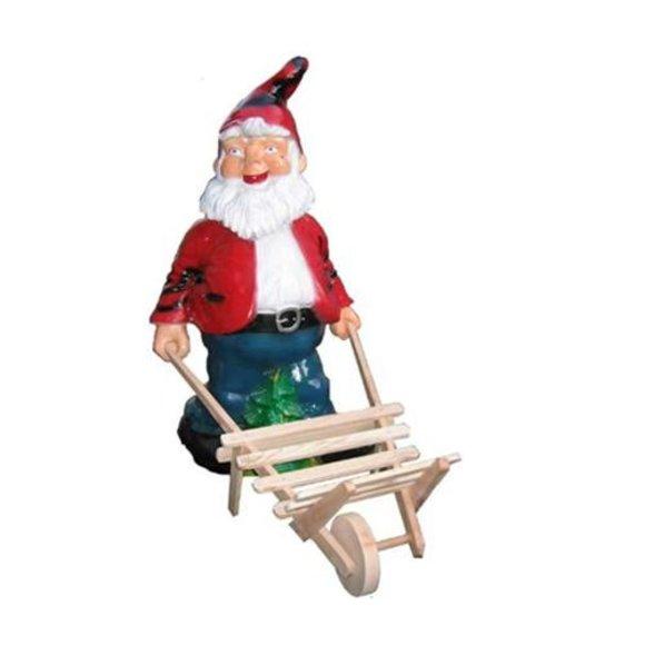 Garten Zwerg 95cm Statue Dekoration Figuren Statuen Figur Hand bemalt
