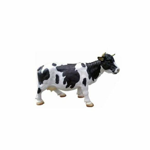 Rind Kuh figur abstrakte figuren statuen Garten Dekoration Deko 40cm