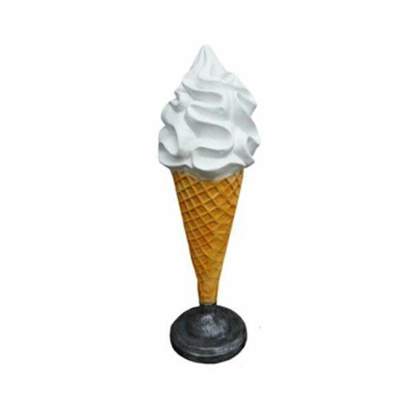 Ice Cream Figur Statue Aufsteller Eisdiele Hase Deko Gastronomie Statuen