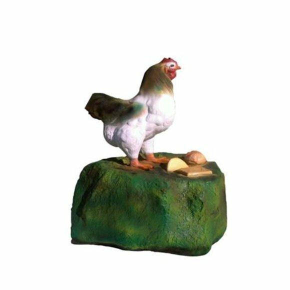 Deko Figuren Henne aus Kunststoff Osterdeko Huhn Garten Figur Höhe 59
