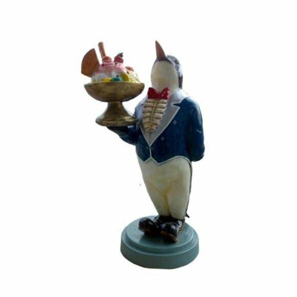 Ice Cream Figur Statue Aufsteller Eisdiele Pinguin Gastronomie Statuen