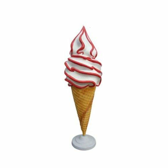 Ice Cream Figur Statue Aufsteller Eisdiele Hase Gastronomie Statuen