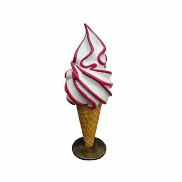 Ice Cream Eisdiele Wand Dekoration Figuren Aufsteller 105cm Neu
