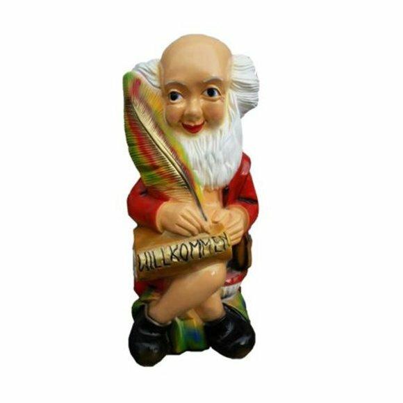 Garten Zwerg 71cm Garten Dekoration Figuren Statuen Figur Hand bemalt