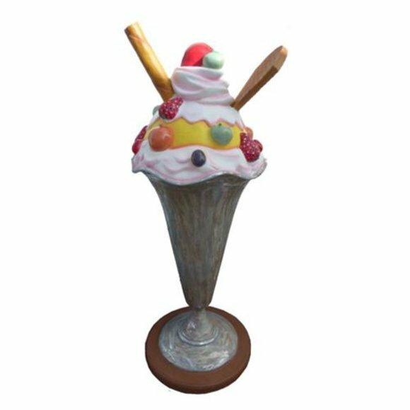 Ice Cream Figure Statue Aufsteller Eis Diele Restaurant Gastronomie Figur