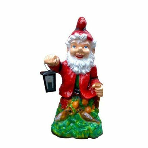 Garten Zwerg 75cm Garten Dekoration Figuren Statuen Figur Deko Hand bemalt