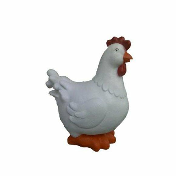Dekoration Garten Plastik Figuren Handbemalte Figur Statue Lustige Huhn