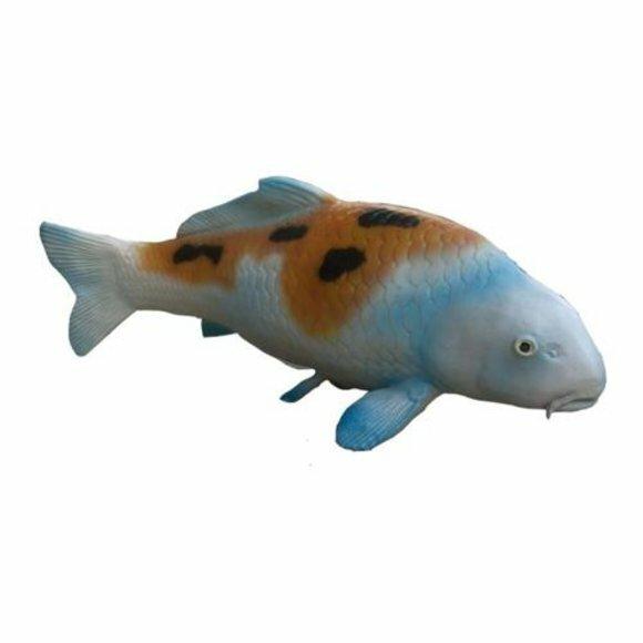 Fisch Dekorative Statue Garten Figuren Statuen 40 cm Lebensgroß Figur