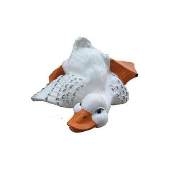 Ente Dekorative Statue Garten Figuren Statuen 30cm Lebensgroß Figur