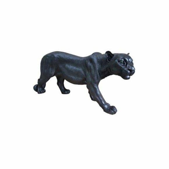 Afrikanischer Panther Dekorative Statue Garten Figuren Statuen 85cm